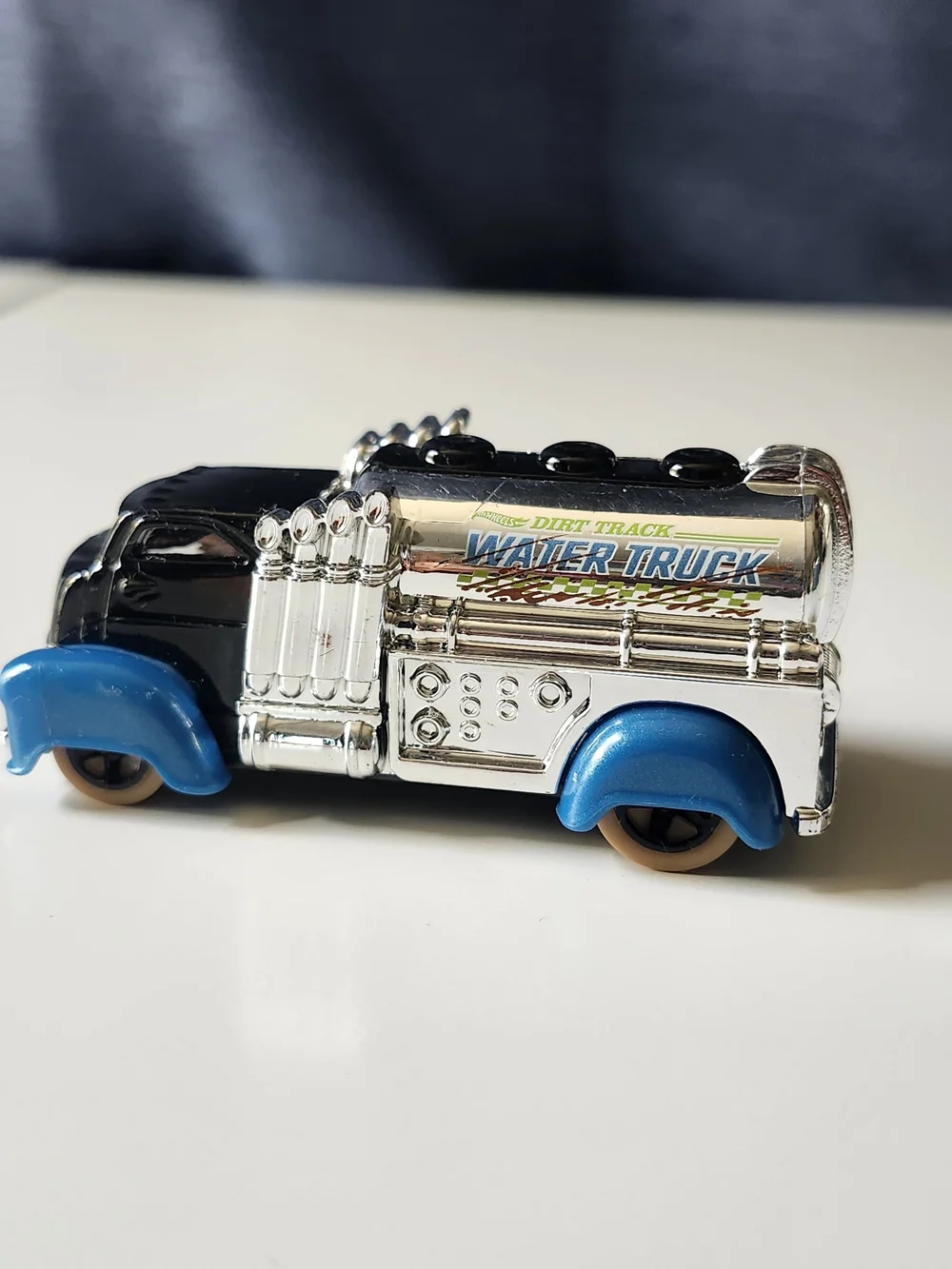 Hot Wheels Fast Gassin Black Dirt Track Water Truck 2023 Circle Track